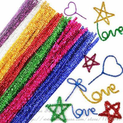 Glitter Pipe Cleaners 30cm Assorted 30 42277, WD506617