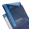 A4 40 Pocket Display Book BLUE FRONT POCKET