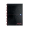 BlackNRed Hardback Wirebound Recycled Notebook A4 (Pack of 2) 400194990