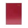 5 Star Desk Diary Day Per Page Appointment A4 Burgundy 2026 KFA41ABG26