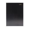 5 Star Desk Diary 2 Day Per Page A5 Black 2026 KFA52BK26