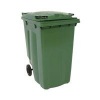 2Work Wheelie Bin 360 Litre Green 2W10847