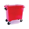 2Work Wheelie Bin 770 Litre Red 2W10919