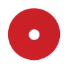 2Work Floor Pad Standard 14 Inch Red Pack of 5 2W13495