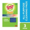 Scotch-Brite Dobie Colours All Purpose Pad 111x68x14mm (Pack of 3) 7100160583