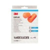 3M Disposable Earplugs 1100 Soft Foam Orange (Pack of 50) 1100-50