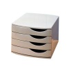 Jalema Desktop 4 Drawer Desktop Set Grey A6862-541 J26863GRY