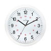 Acctim Metro 24 Hour Plastic Wall Clock 300mm White 21162