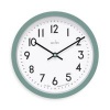 Acctim Elstow Small Office Wall Clock Green 20cm 22845