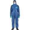 Ansell AlphaTec 1500 Plus Model 111 Blue Chemical Coverall XL
