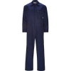 Trojan Men's Navy Stud-Front Overalls M T