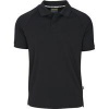 Trojan Black Antibacterial Wicking Polo Shirt M