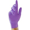 Unigloves Purple Nitrile Disposable Gloves L (Pack of 100)