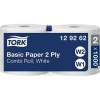 Tork White Combi Basic Paper Towel Roll 340m (Pack of 2)