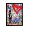 Heart Ponder Framed Print A2 16x24 Inches FP1STFAD50049A2S