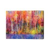 Abstract Forest Colour Strokes Canvas Print 26x40 Inches SC1STVCD30291L