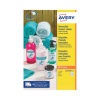 Avery Removable Labels 37mm Diameter 24 Per Sheet White (Pack of 600) L4851REV-25