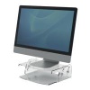 Fellowes Clarity Adjustable Monitor Stand Clear Acrylic 9731101