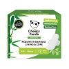 Cheeky Panda Pads with Wings Heavy Bamboo Lining and Core 12 Pads per Pack (Pack of 6) SPADS290mm