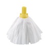 Exel Big White Mop Head Yellow (Pack of 10) 102199Y