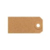 Unstrung Tags 1A 70 x 35mm Buff Single (1000 Pack) TG8021