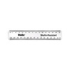 Helix Shatter Resistant Ruler 15cm Clear (Pack of 50) 010311