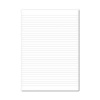 Hamelin Loose Leaf Paper 8mm Lined 1000 Page Unpunched No Margin A4 (Pack of 5) 100100776
