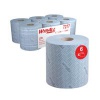 Wypall L20 Essential Centrefeed Wiping Paper Roll 2 Ply Blue (Pack of 6) 7277