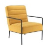 Jemini Atlas Reception Wire Frame Armchair 620x880x830mm Mustard KF70019