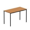 Titan Fully Welded Frame Table 1100x550x530mm Beech/Black KF70488