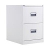 Talos 2 Drawer Filing Cabinet 465x620x700mm White KF78765