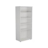 Jemini Wooden Bookcase 800x450x1800mm White KF811022