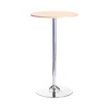 Jemini Bistro Trumpet Table Tall 600x600x1045mm Beech/Chrome KF838281