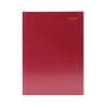 Desk Diary 2 Day Per Page A4 Burgundy 2027 KFA42BG27