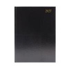 Desk Diary 2 Day Per Page A4 Black 2027 KFA42BK27