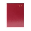 Desk Diary Week To View A5 Burgndy 2027 KFA53BG27