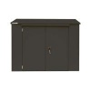 Safestor Richmond Metal Garden Shed Dark Grey SFSC016-315