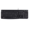 Logitech K120 Business Keyboard Spill Resistant Low Profile Quiet Keys Black 920-002524