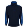 ORN Avocet Quarter Zip Sweatshirt Unisex Navy/Royal Blue L 1288.NVRY.L
