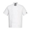 Portwest Cumbria Chefs Jacket S/S L White