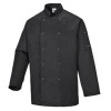 Portwest Suffolk Chefs Jacket L/S XL Blk