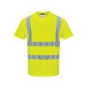Portwest High Visibility Cotton Comfort T-Shirt Short Sleeve Yellow 5XL S170YER5XL