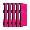 Pukka Brights Box File Foolscap Pink (10 Pack) BR-7780