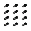 Plastic Whistles Large Black (Pack of 12) FB-07404-012K