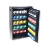 Pavo High Security Advanced Steel Key Cabinet 100 Key Capacity Dark Grey DF77301