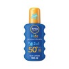 Nivea Sun Kids Protect and Care Coloured Sun Cream Lotion Spray 5in1 SPF 50+ 200ml C009317