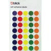 Blick Coloured Labels in Bags Round 13mm Dia 140 Per Bag Assorted (Pack of 2800) RS004950