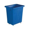 Bottle Skip 580x410x700mm 4x50mm Swivel Blue 328218