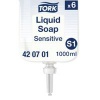 Tork Extra Mild Liquid Soap Refill S1 Non Perfumed 1 Litre (Pack of 6) 420701