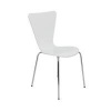 5 Star Recess Heavy Duty Chair White SF1004347